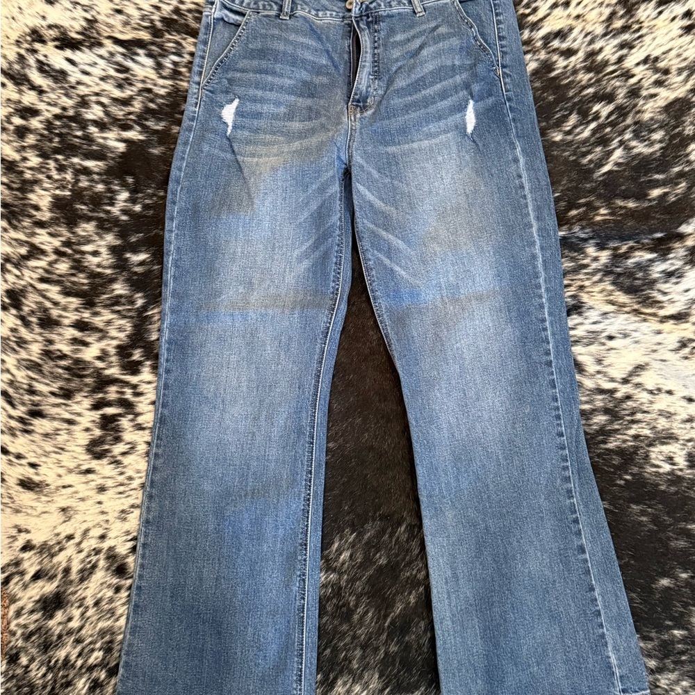 KanCan Denim Flare Jeans in Light Blue